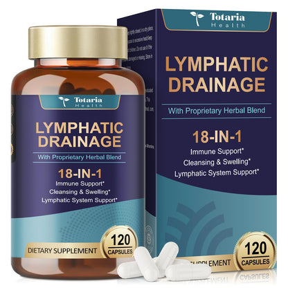 Lymphatic Drainage Capsules with Echinacea, Dandelion & Burdock