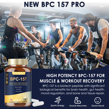 BPC-157 Capsules for Muscle & Recovery (120 ct)