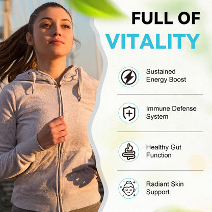 4-in-1 Gut Health with Probiotics, Prebiotics & Enzymes