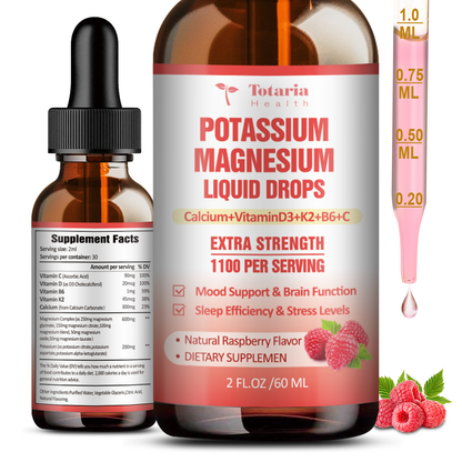 Potassium + Triple Magnesium Liquid Drops – Heart & Muscle