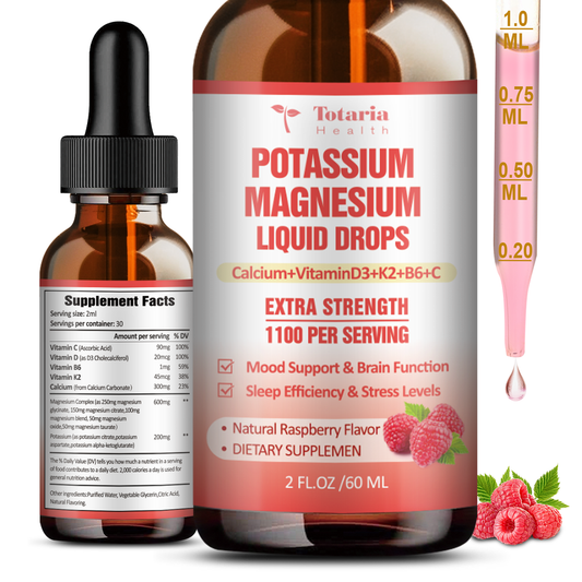 Potassium + Triple Magnesium Liquid Drops – Heart & Muscle