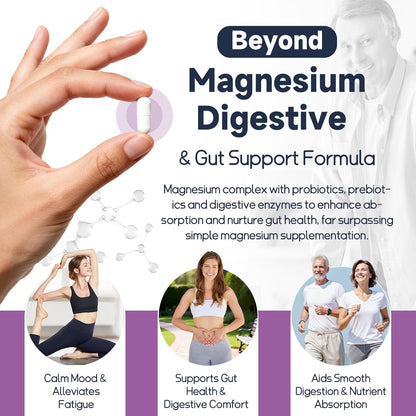 10-in-1 Magnesium Complex with Probiotics & Digestive Enzymes