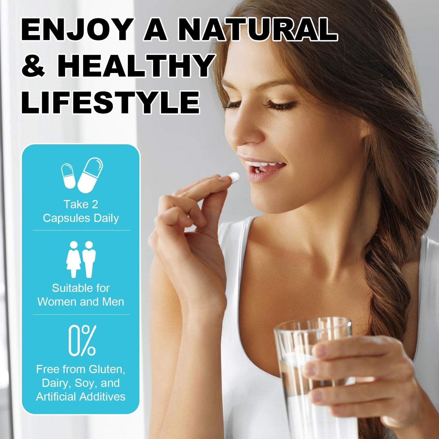 4-in-1 Gut Health with Probiotics, Prebiotics & Enzymes