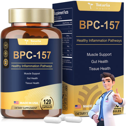 BPC-157 Capsules for Muscle & Recovery (120 ct)