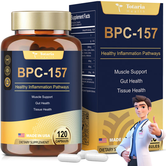 BPC-157 Capsules for Muscle & Recovery (120 ct)