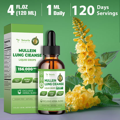 16-in-1 Mullein Drops for Lungs with Licorice & Marshmallow Root