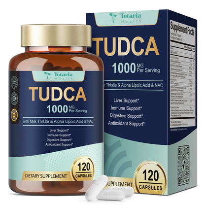 15-in-1 TUDCA Liver Supplement 1000mg with Milk Thistle & NAC