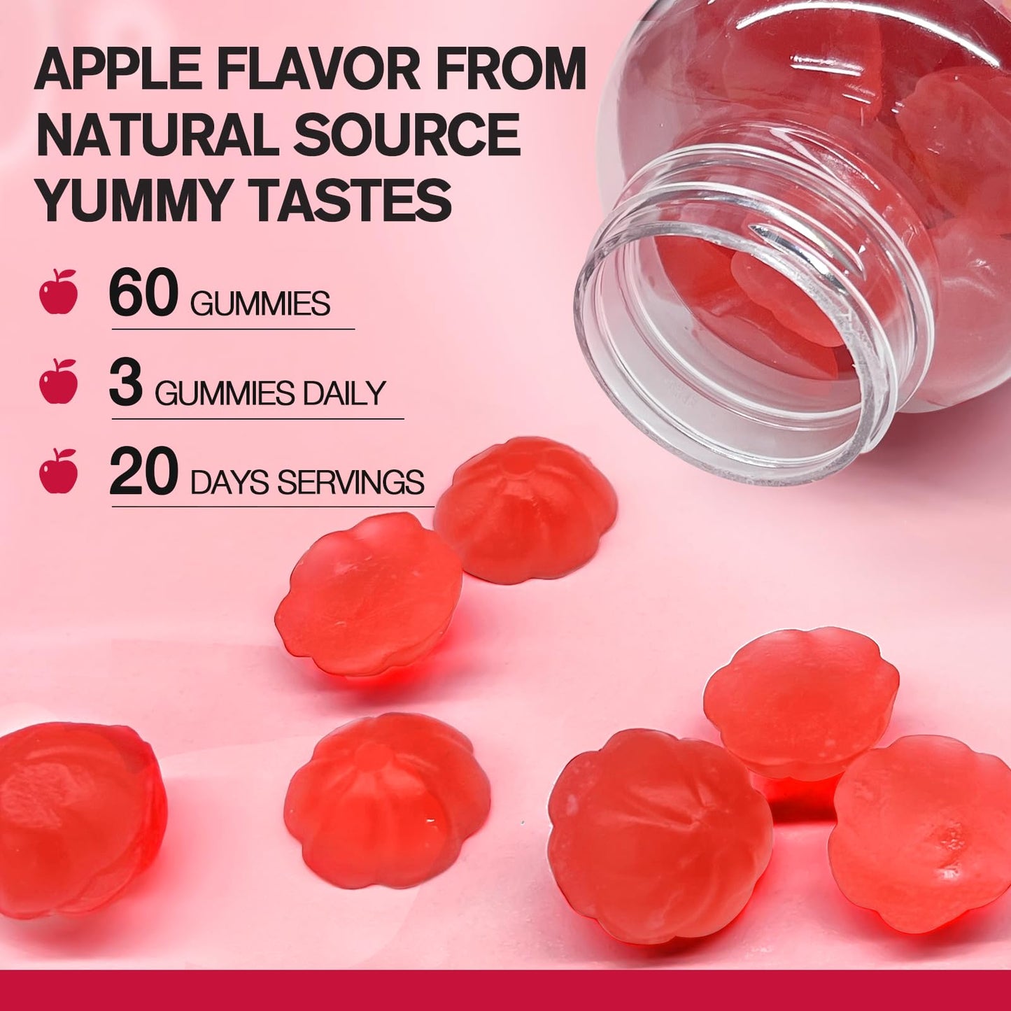 9-in-1 Probiotic Fiber Gummies 16g – Psyllium & ACV (Adults & Teens)
