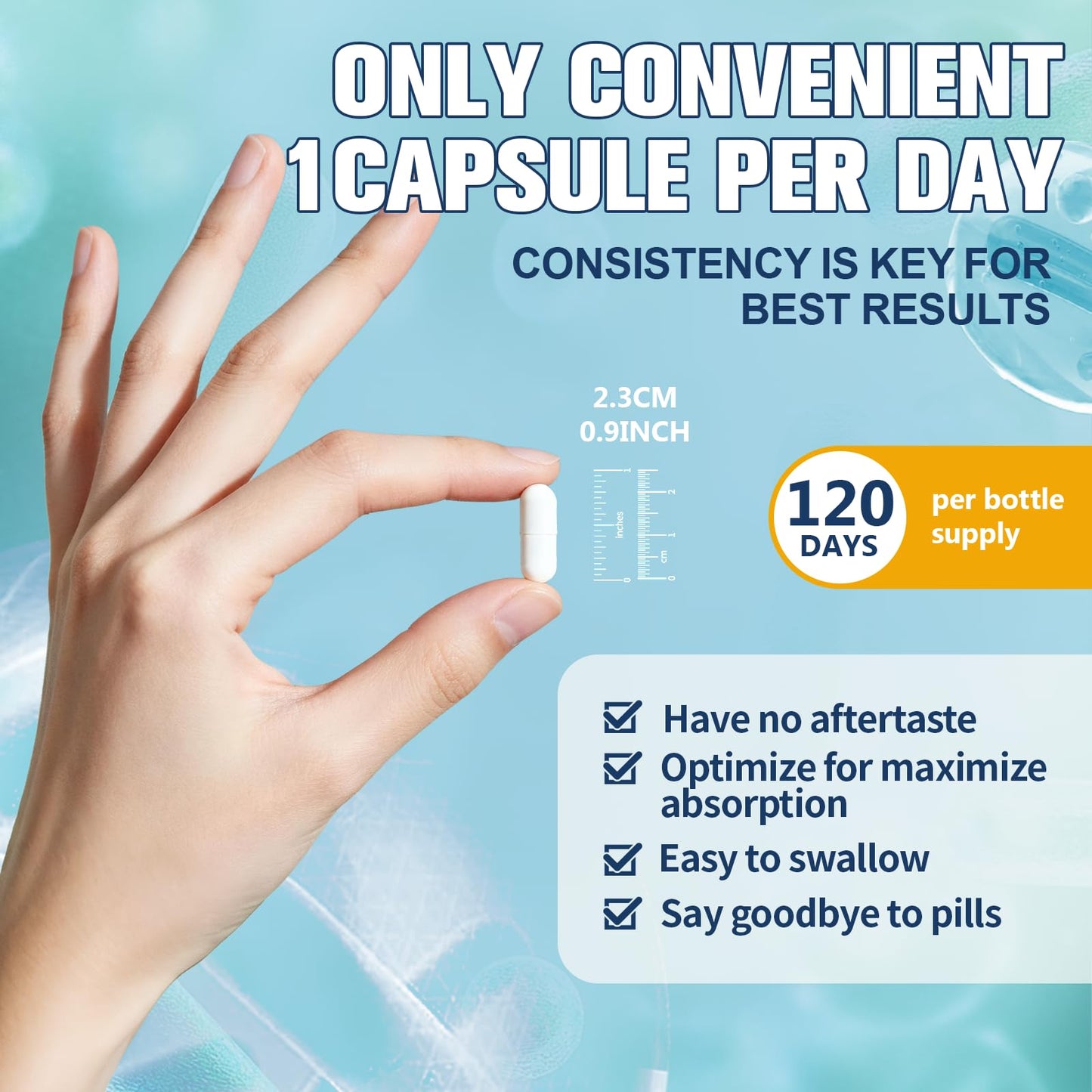 5-in-1 Probiotic 60 Billion CFU with Prebiotics & Enzymes