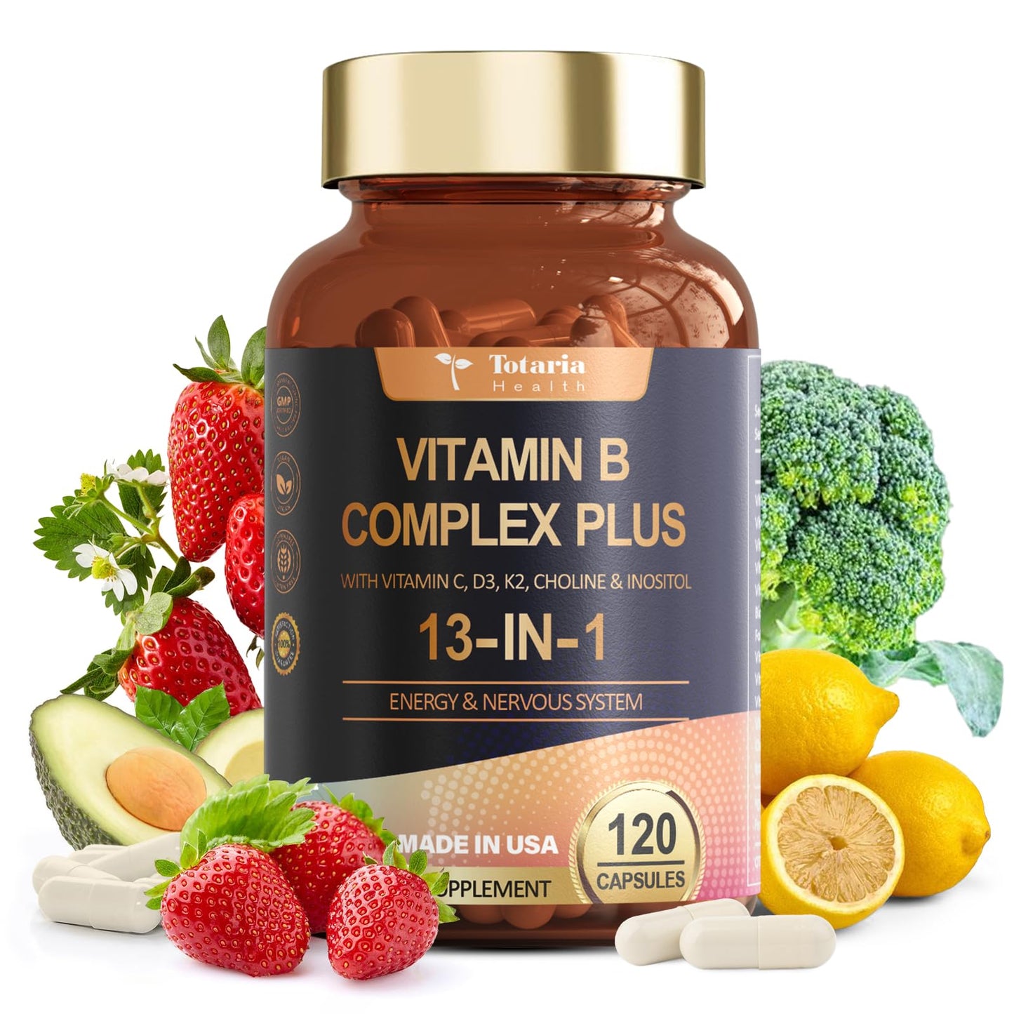 13-in-1 Vitamin B Complex – Energy, Nerve & Immune Support