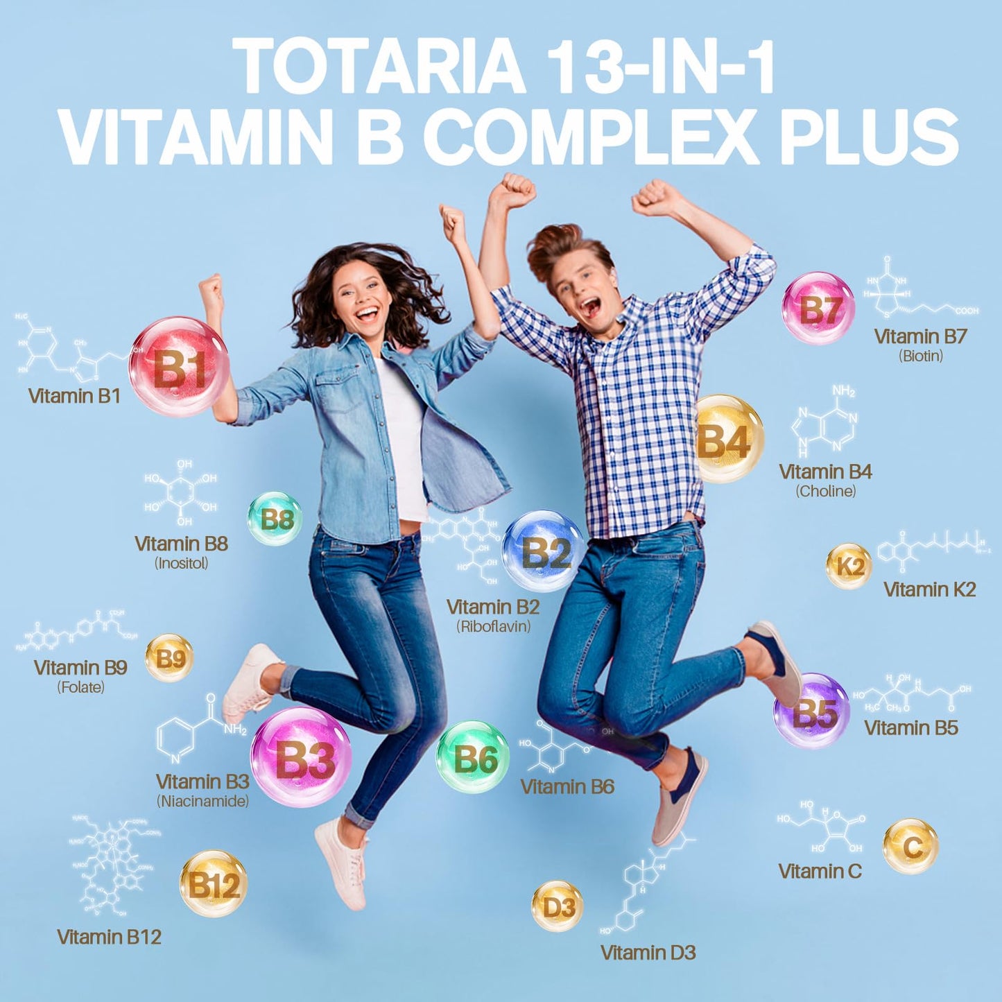 13-in-1 Vitamin B Complex – Energy, Nerve & Immune Support