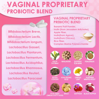 30-in-1 Vaginal Moisture+ with Probiotics – pH Balance