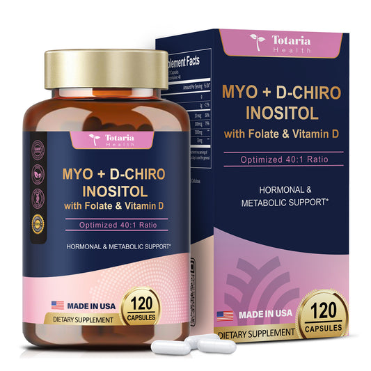 Inositol 40:1 (Myo & D-Chiro) for Women with D3 & Folate