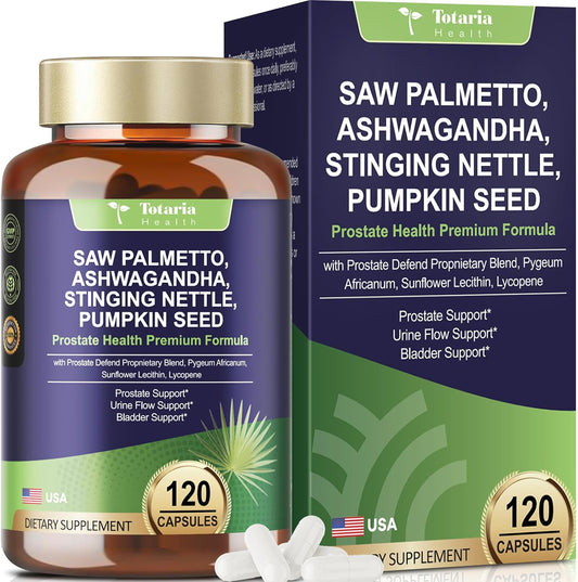 Organic Saw Palmetto for Prostate with Nettle & Pumpkin Seed