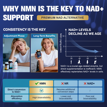 Liposomal NMN 1000mg – 14-in-1 with Resveratrol & CoQ10