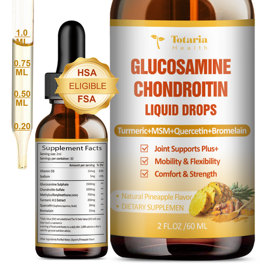 Glucosamine Chondroitin MSM Liquid Drops with Turmeric
