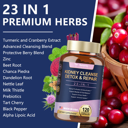 Kidney Cleanse Detox & Repair – 23-in-1 with Chanca Piedra