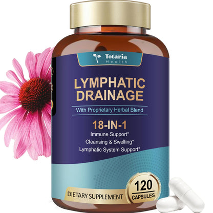 Lymphatic Drainage Capsules with Echinacea, Dandelion & Burdock