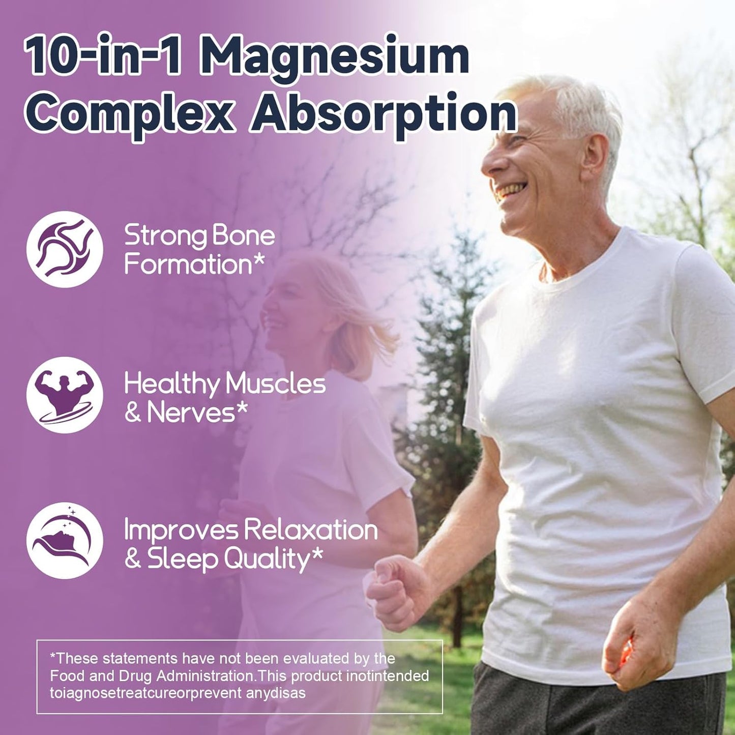 10-in-1 Magnesium Complex with Probiotics & Digestive Enzymes