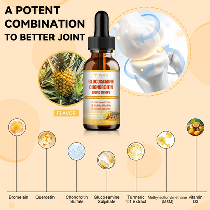 Glucosamine Chondroitin MSM Liquid Drops with Turmeric