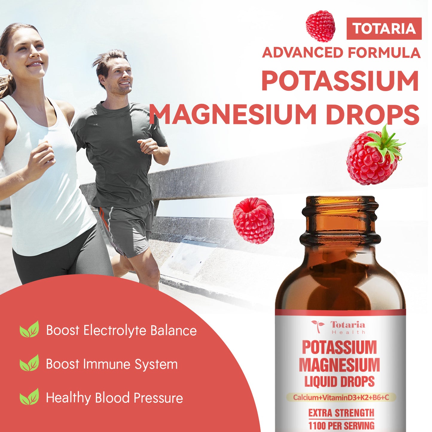 Potassium + Triple Magnesium Liquid Drops – Heart & Muscle