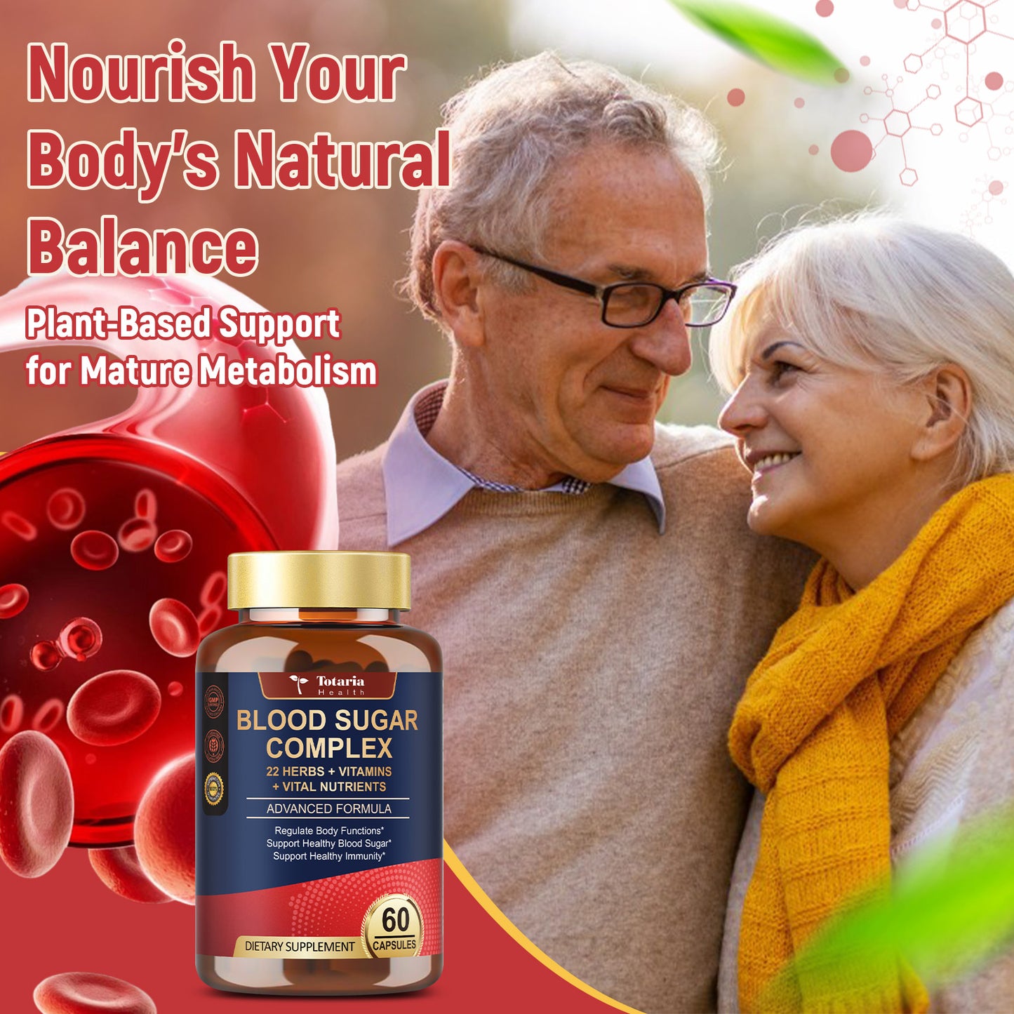 Blood Sugar Complex – 22 Herbs, Vitamins & Minerals