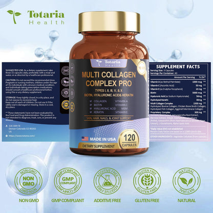 18-in-1 Multi Collagen Peptides – Skin, Hair, Nails & Joints