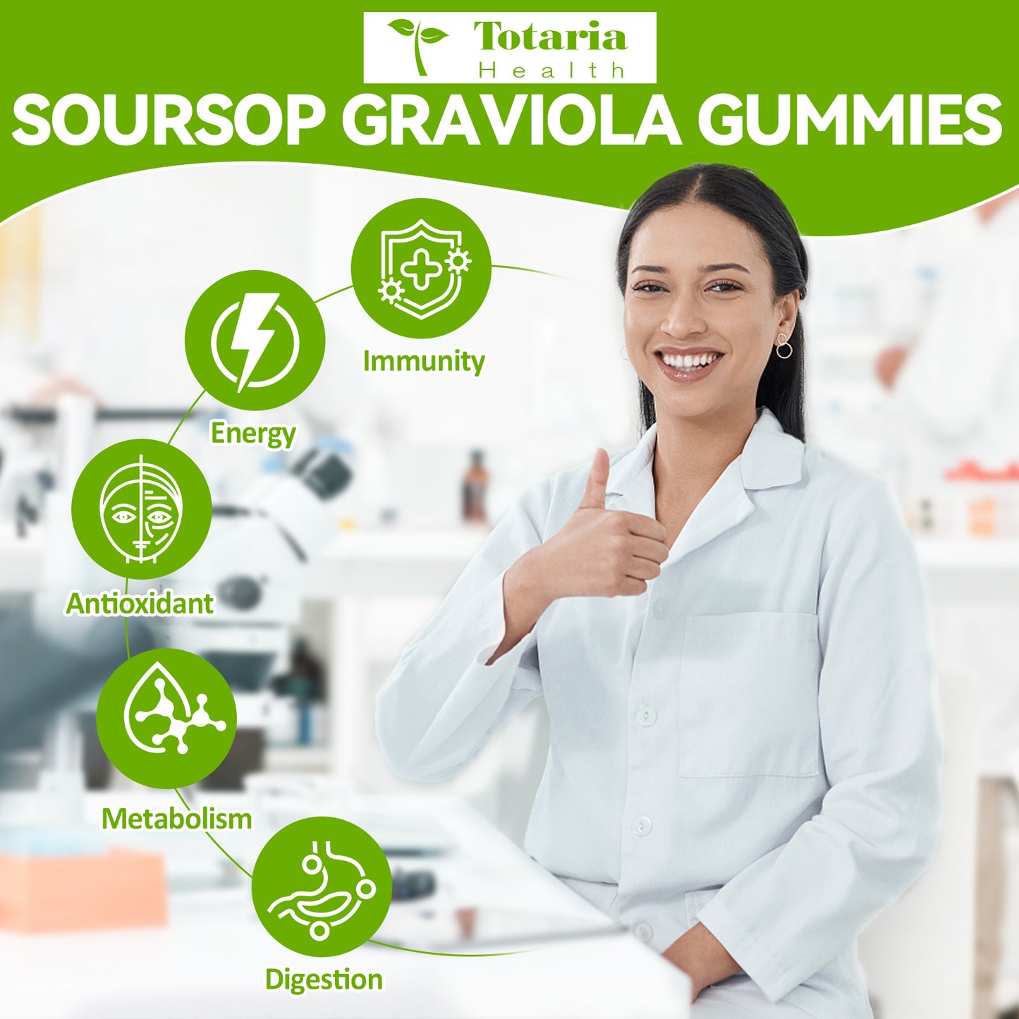 Soursop & Sea Moss Gummies 5000mg with Black Seed Oil