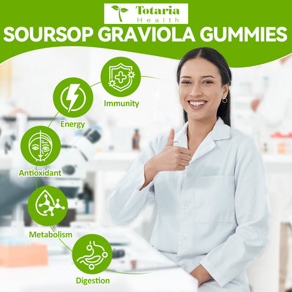 Soursop & Sea Moss Gummies 5000mg with Black Seed Oil