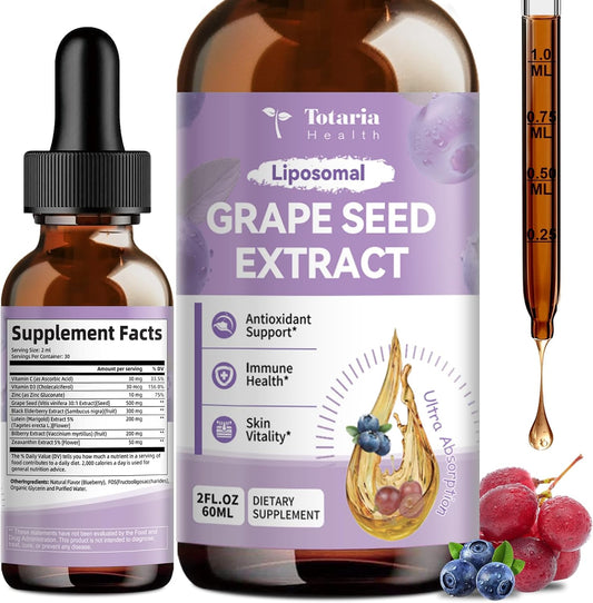 Grape Seed Extract Drops – 95% Polyphenols Antioxidant