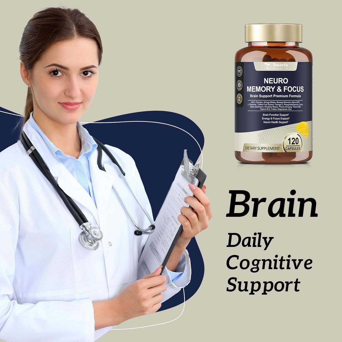 25-in-1 Brain Supplement for Memory & Focus – Nootropic