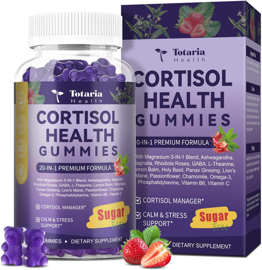 20-in-1 Cortisol Gummies with Ashwagandha & Rhodiola