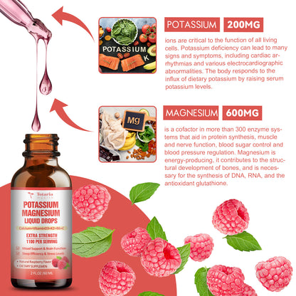 Potassium + Triple Magnesium Liquid Drops – Heart & Muscle