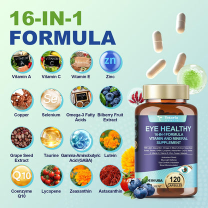 Eye Vitamins AREDS 2 with Lutein, Zeaxanthin & Omega-3