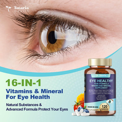 Eye Vitamins AREDS 2 with Lutein, Zeaxanthin & Omega-3