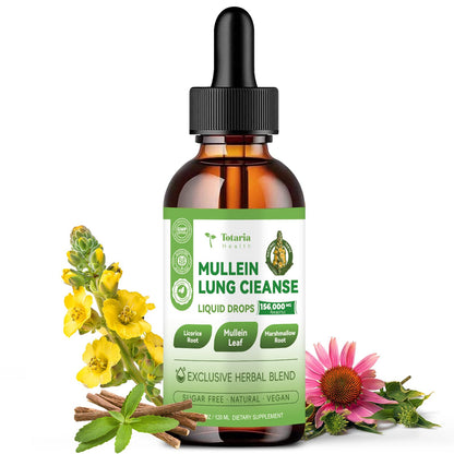 16-in-1 Mullein Drops for Lungs with Licorice & Marshmallow Root