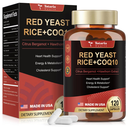 Red Yeast Rice 2000mg with CoQ10 & Citrus Bergamot