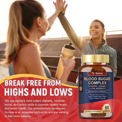 Blood Sugar Complex – 22 Herbs, Vitamins & Minerals