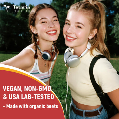 Organic Beet Root 1300mg – Energy, Heart & Liver Support