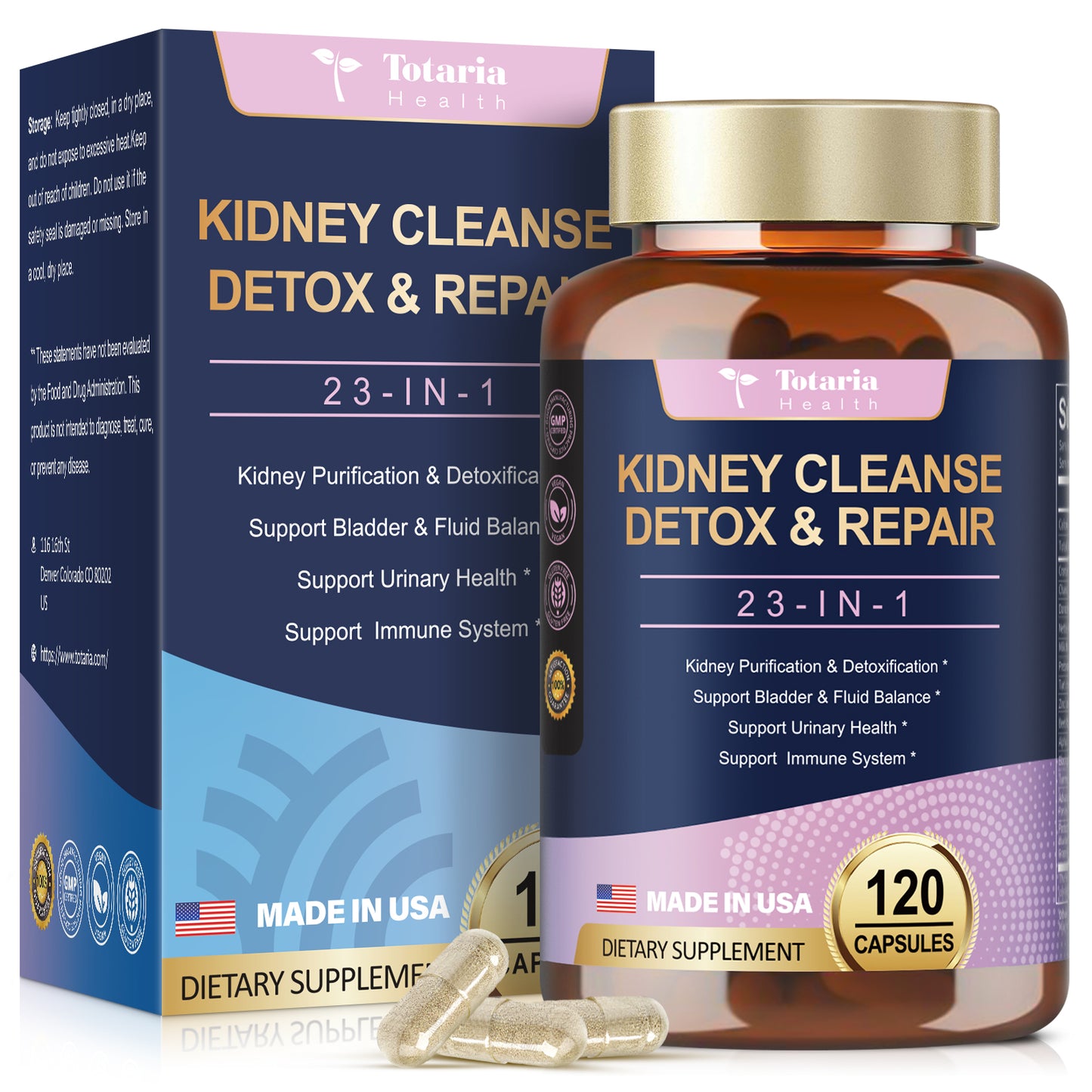 Kidney Cleanse Detox & Repair – 23-in-1 with Chanca Piedra