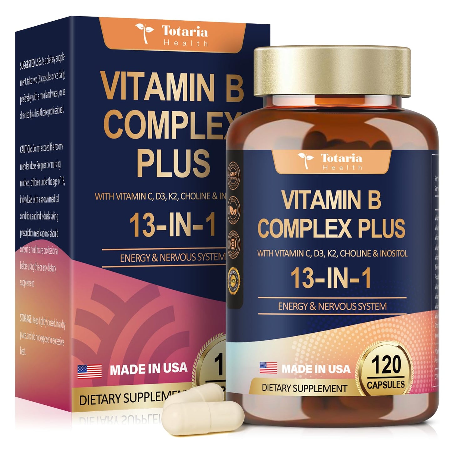 13-in-1 Vitamin B Complex – Energy, Nerve & Immune Support