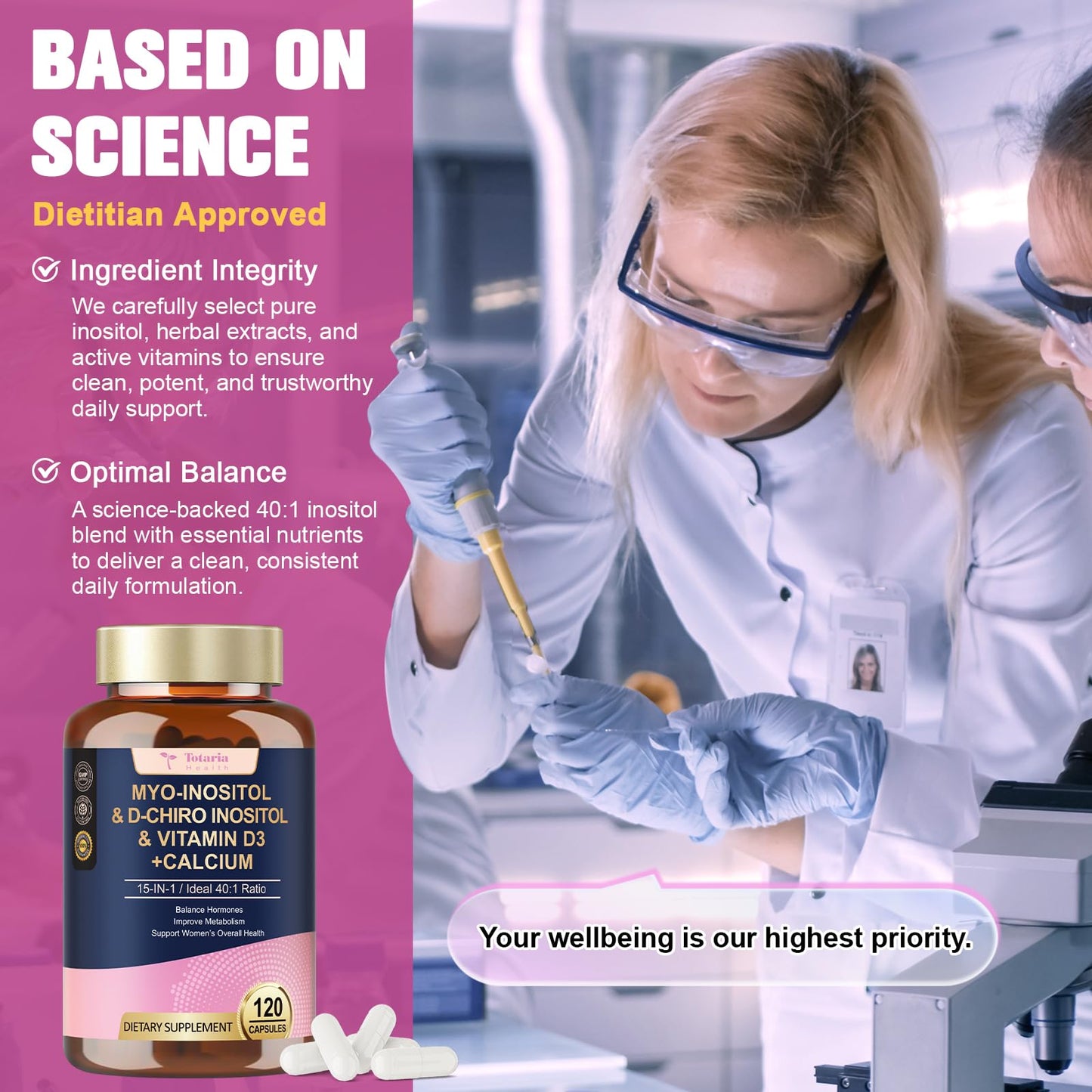 Myo-Inositol & D-Chiro 40:1 for Women with DIM & Ashwagandha