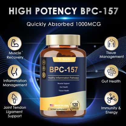 BPC-157 Capsules for Muscle & Recovery (120 ct)