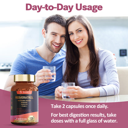 Resveratrol 8000mg with Berberine, Quercetin & Green Tea